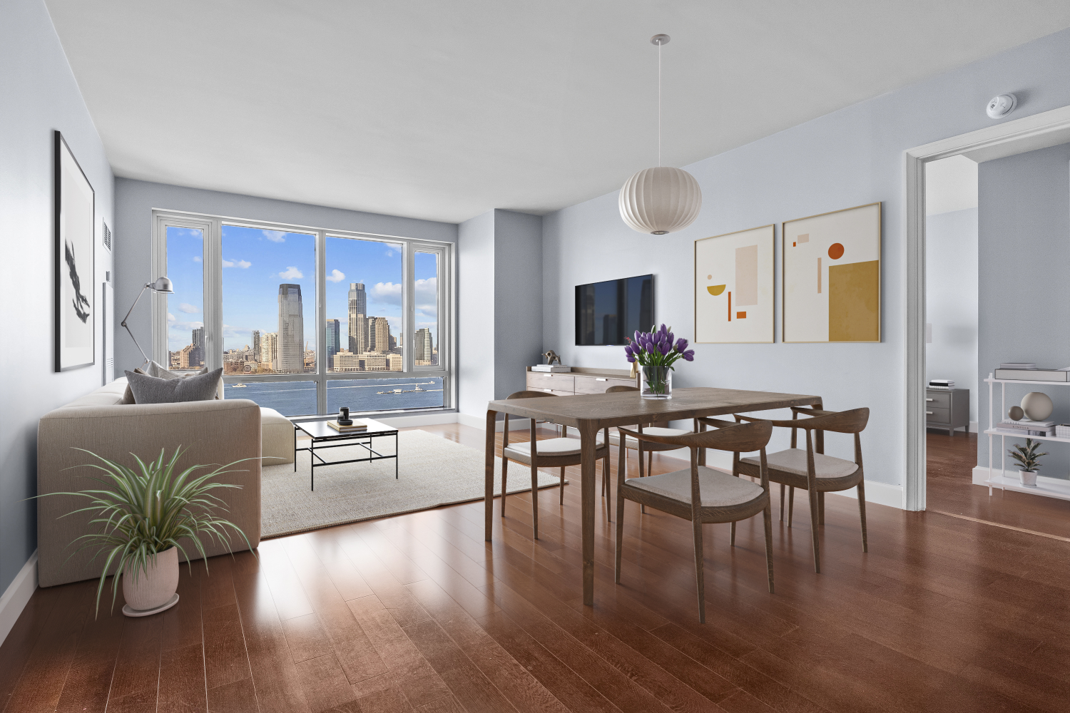 70 Little West Street 22D, Battery Park City, Downtown, NYC - 3 Bedrooms  
2 Bathrooms  
4 Rooms - 