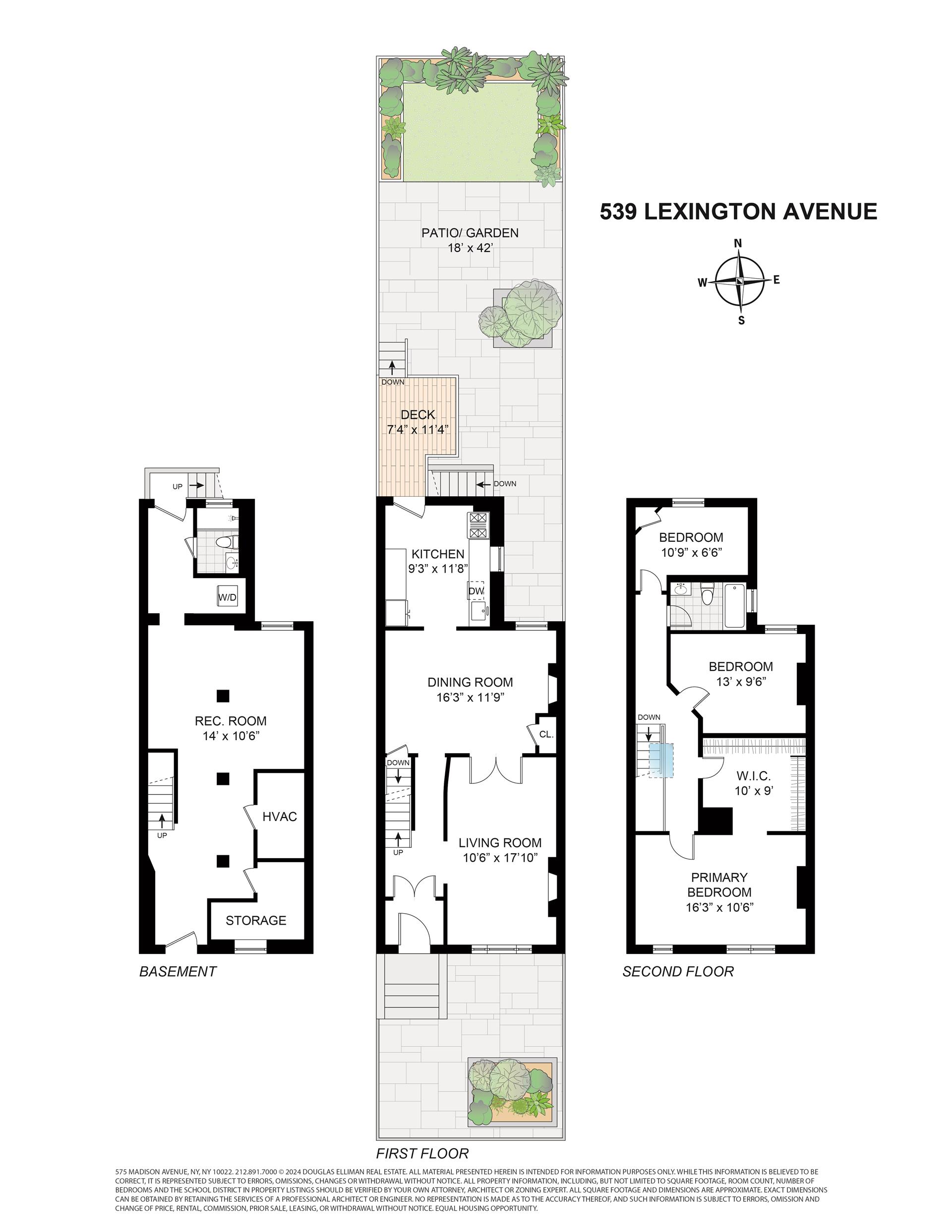 Floorplan for 539 Lexington Avenue