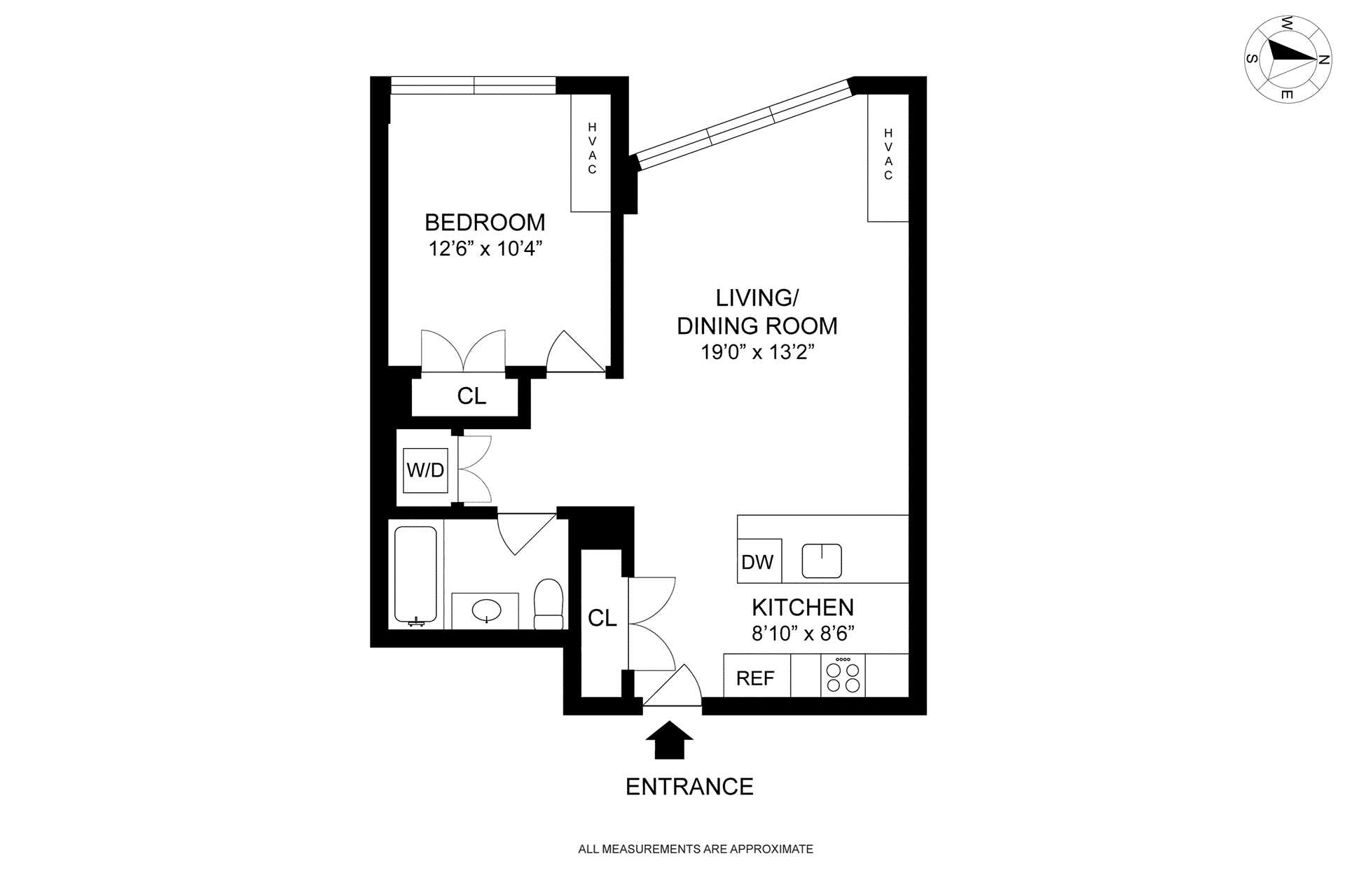 Floorplan for 300 East 23rd Street, 9F