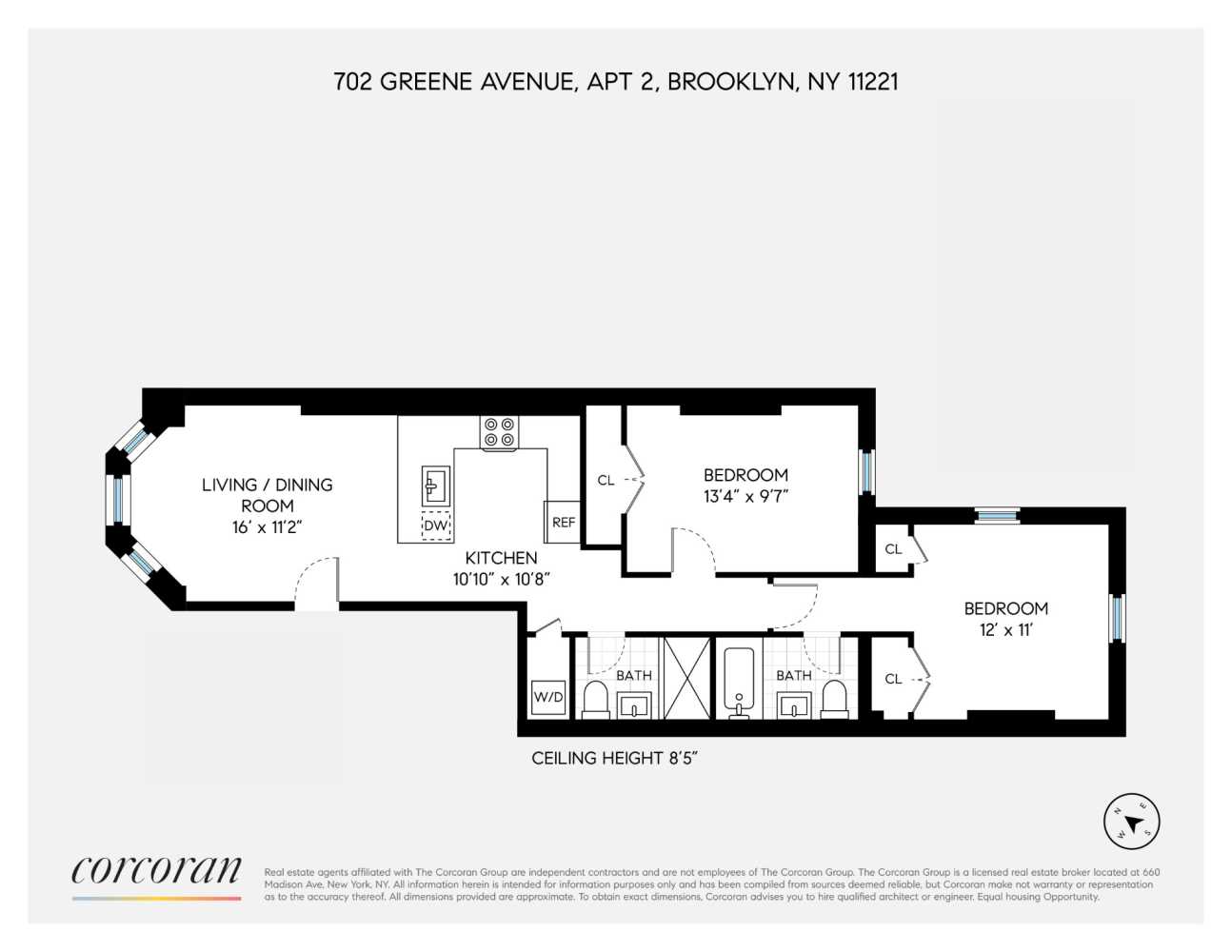 Floorplan for 702 Greene Avenue, 2