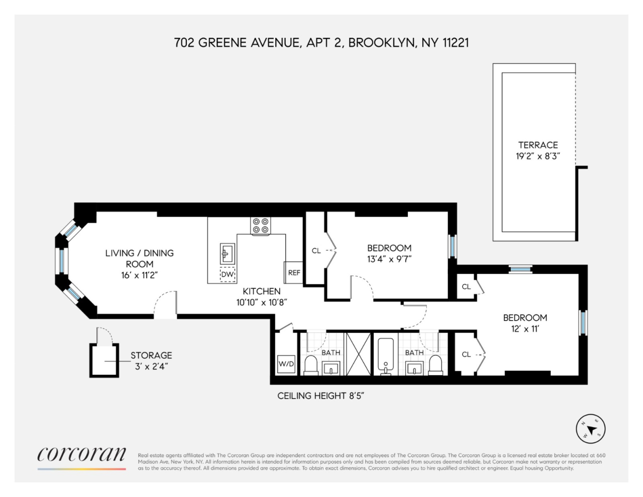 Floorplan for 702 Greene Avenue, 2