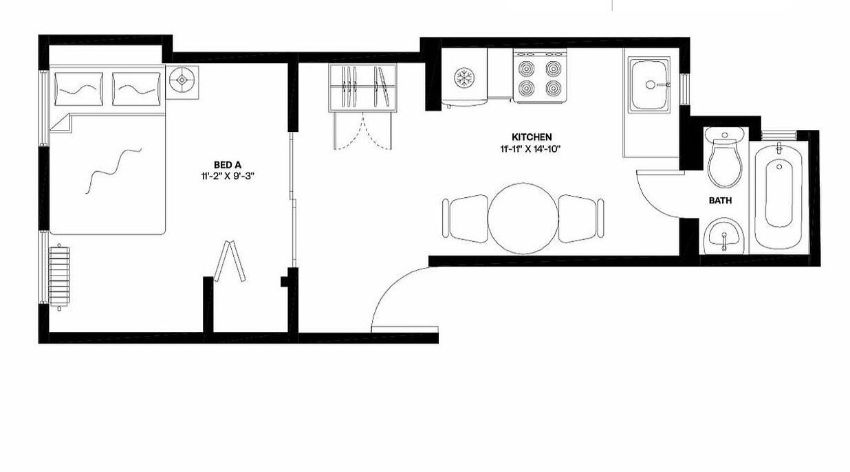 Floorplan for 518 East 83rd Street, 2D