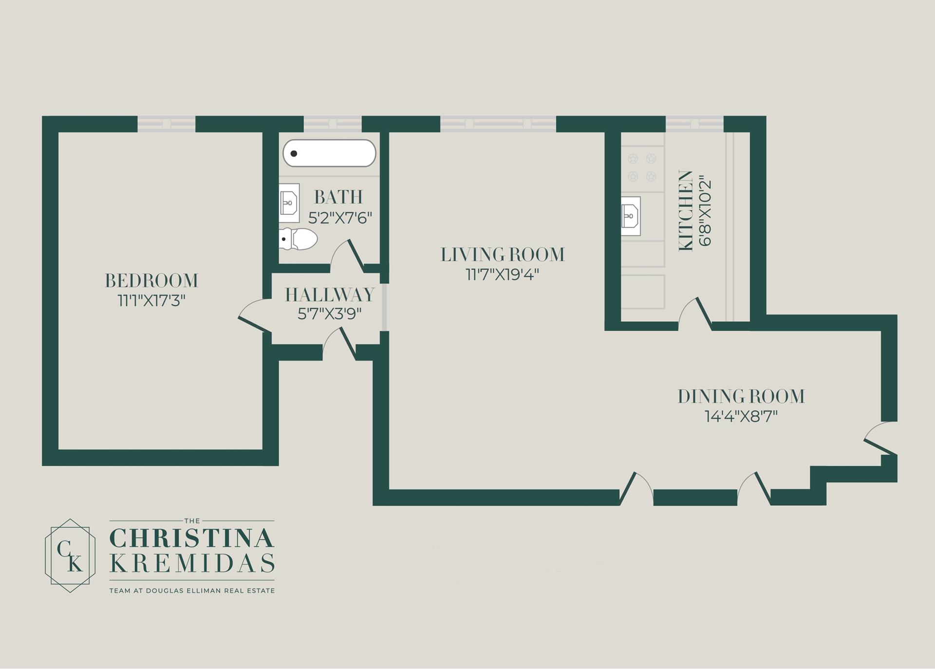 Floorplan for 210 Congress Street, 1F