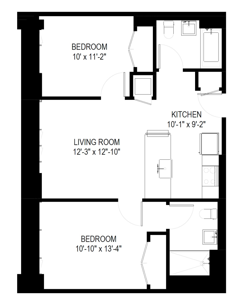 Floorplan for 54 Noll Street, 611