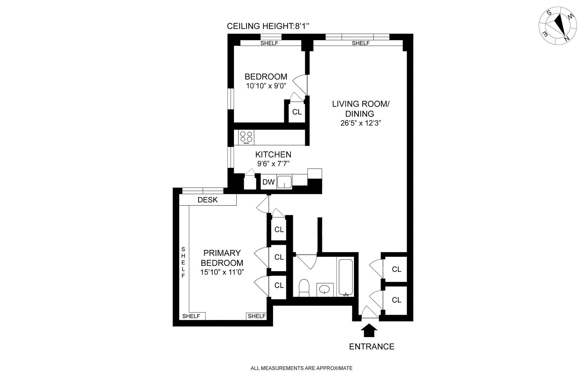 Floorplan for 1270 5th Avenue, 11M