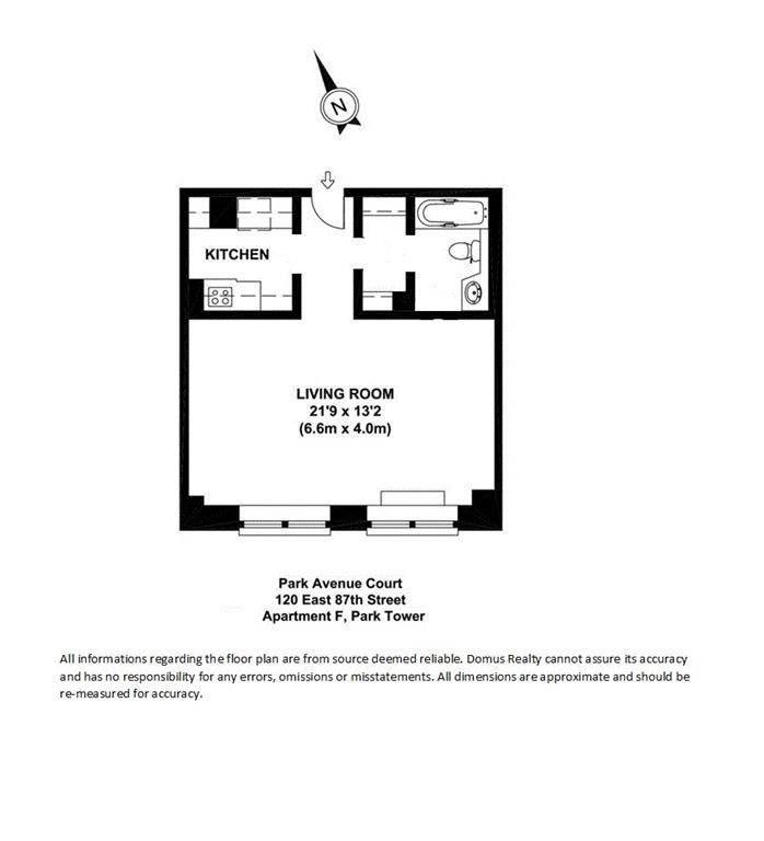 Floorplan for 120 East 87th Street, P-16F