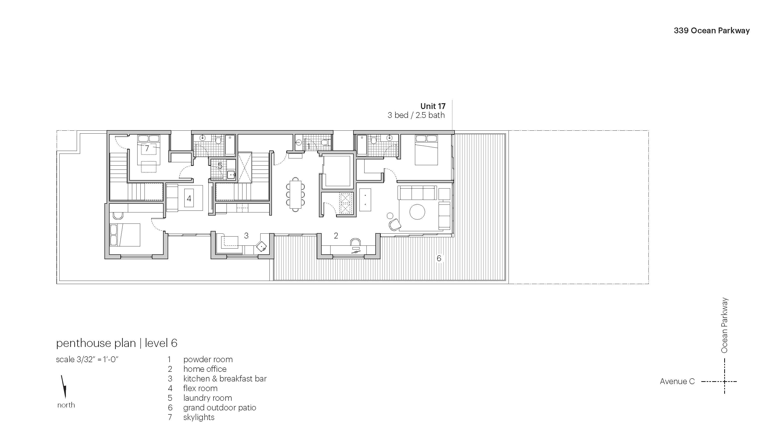 Floorplan for 339 Ocean Parkway