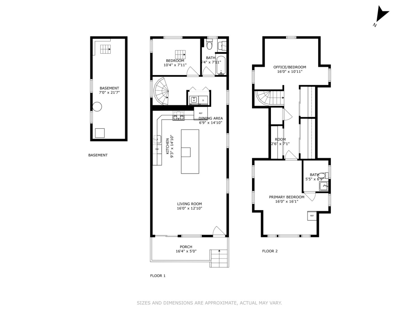 Floorplan for 723 King Avenue