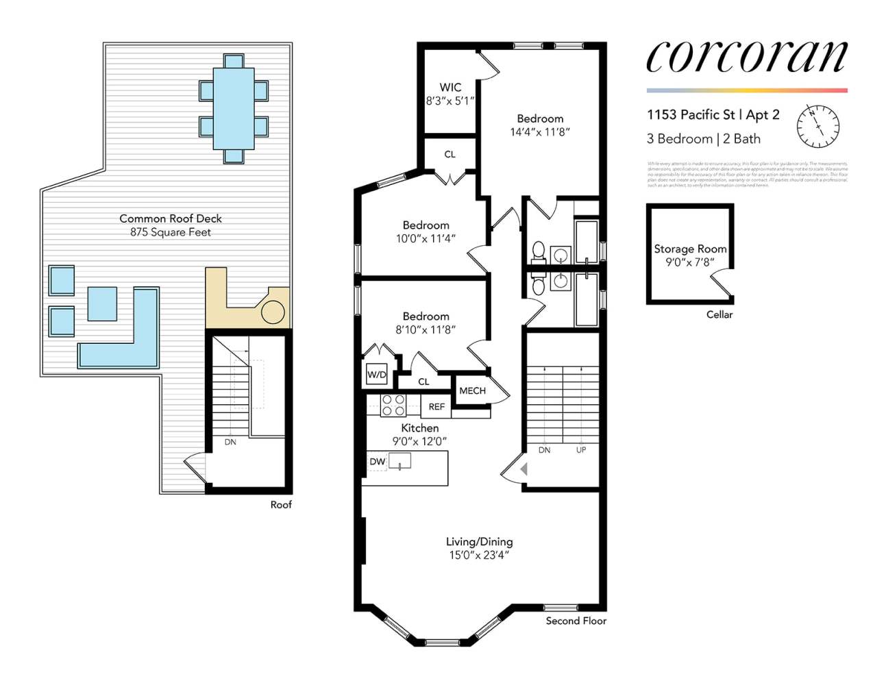 Floorplan for 1153 Pacific Street, 2