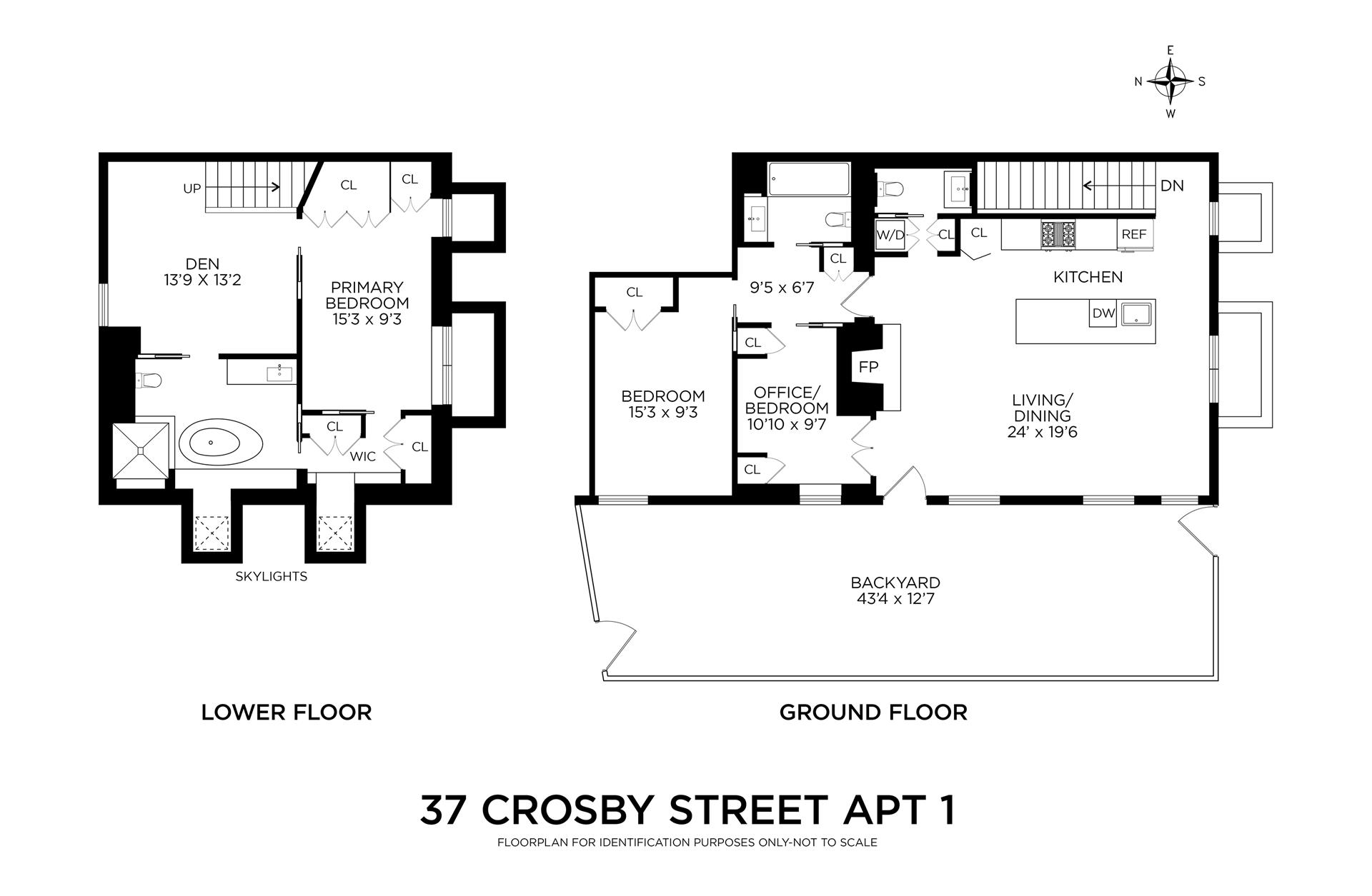 Floorplan for 37 Crosby Street, GARDEN