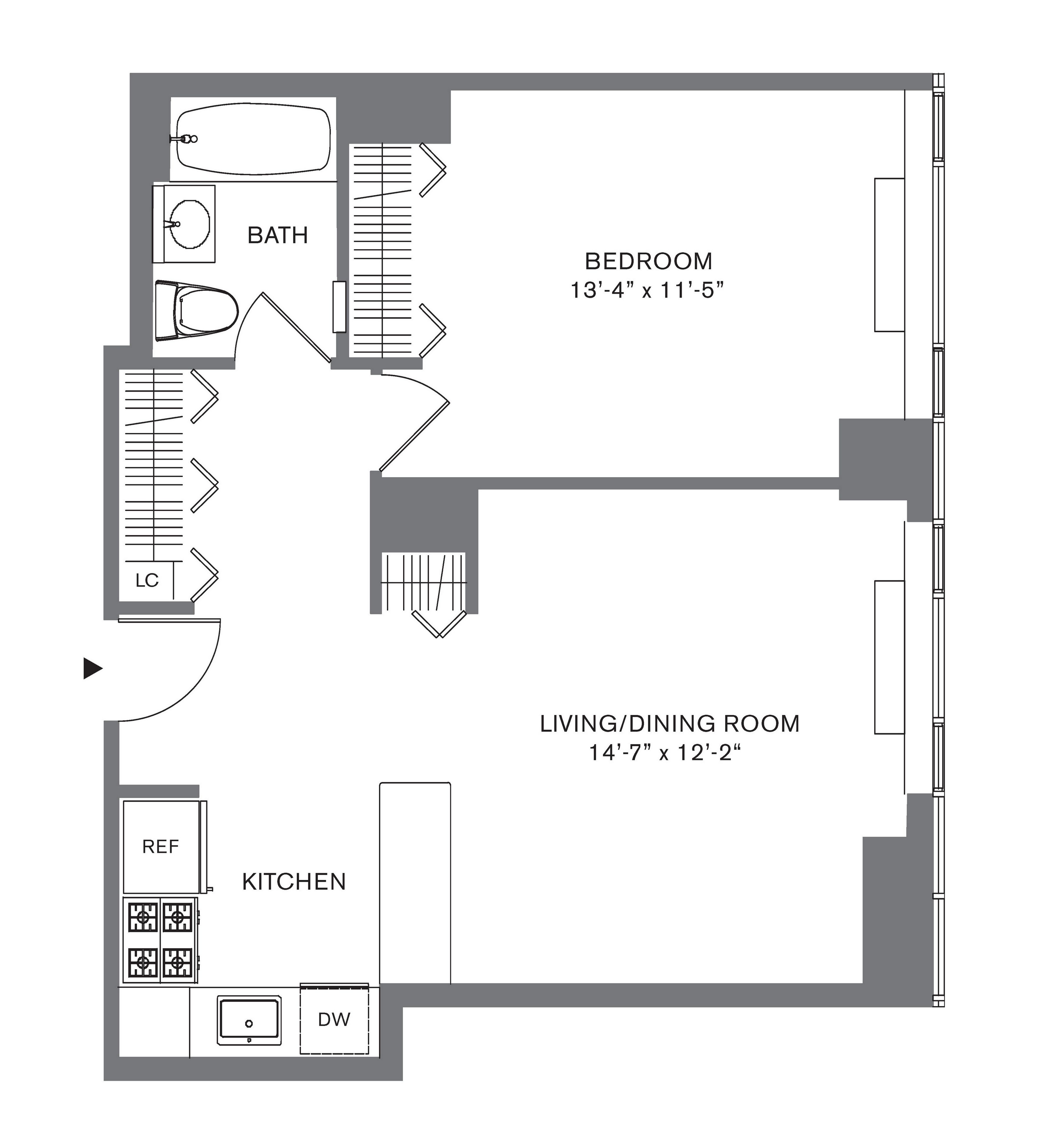 Floorplan for 88 Leonard Street, 1902