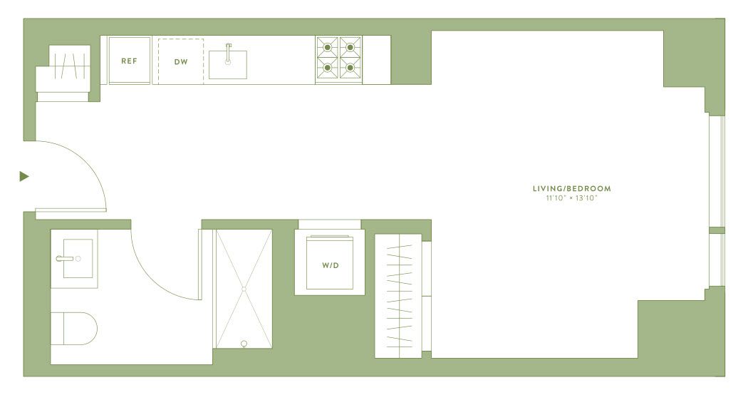 Floorplan for 196 Willoughby Street, 30-G