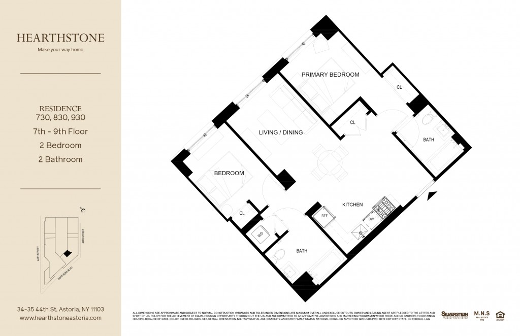 Floorplan for 34-35 44th Street, 930