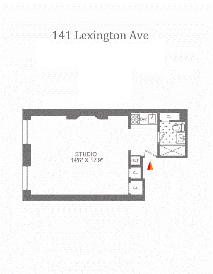 Floorplan for 141 Lexington Avenue, 2R