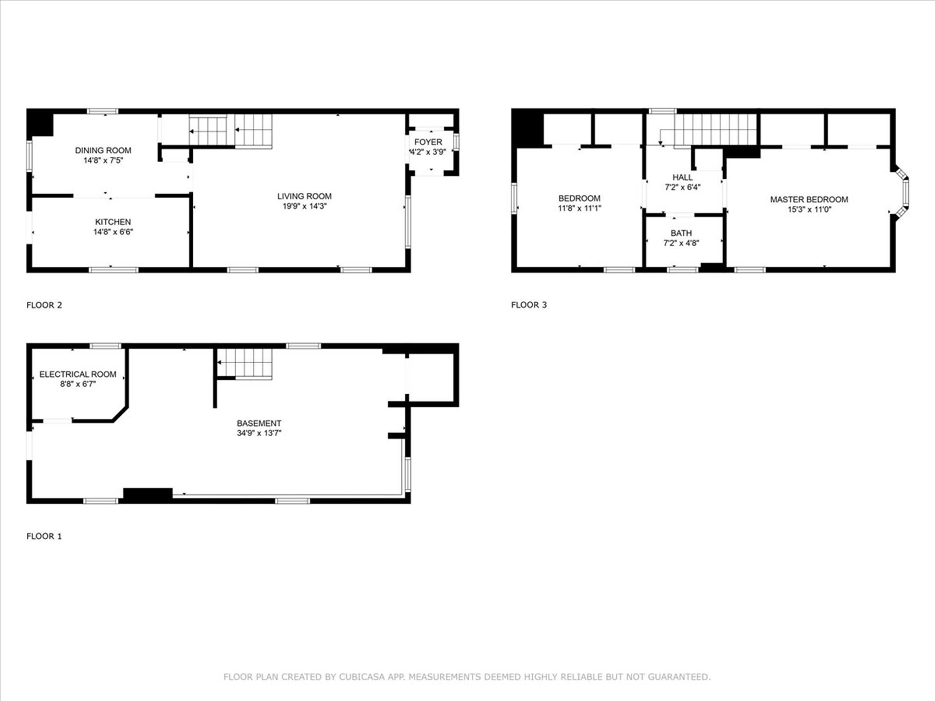 Floorplan for 127 Husson Avenue