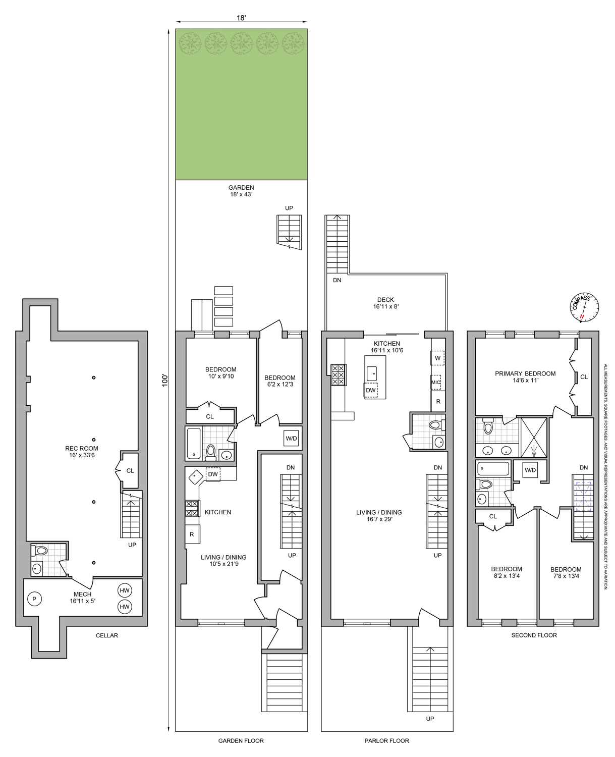 Floorplan for 716 Decatur Street