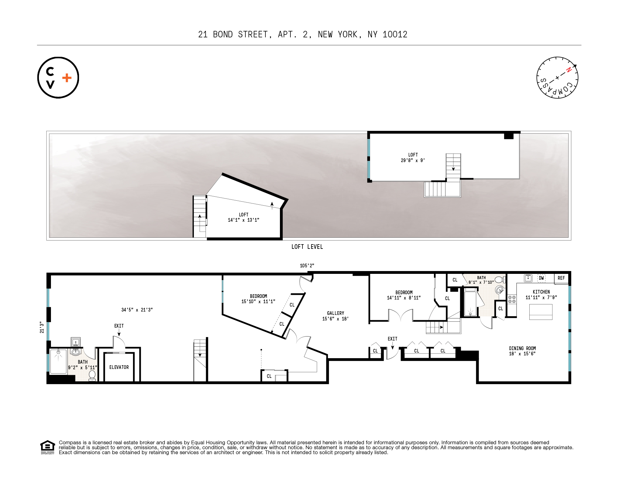 Floorplan for 21 Bond Street, 2