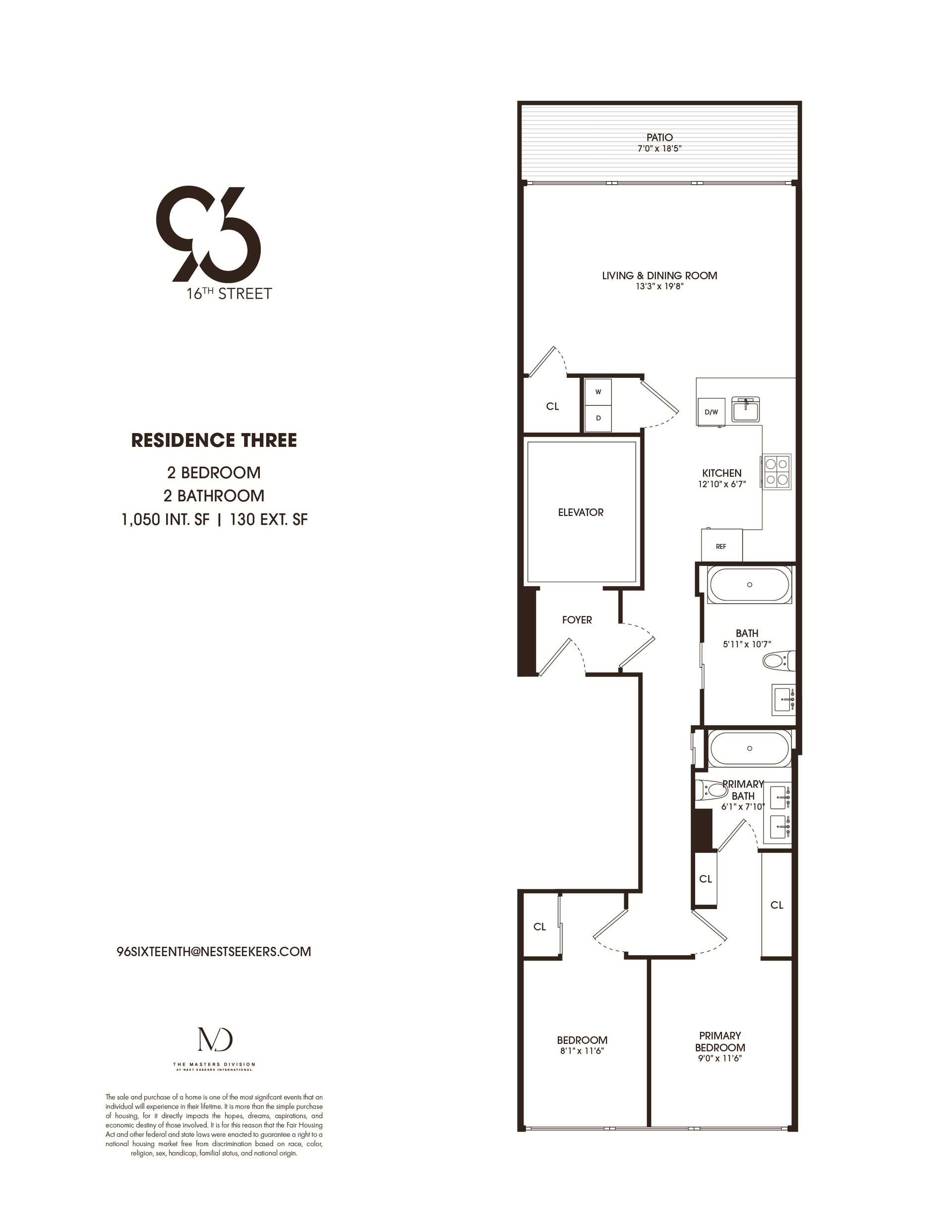 Floorplan for 96 16th Street, 3