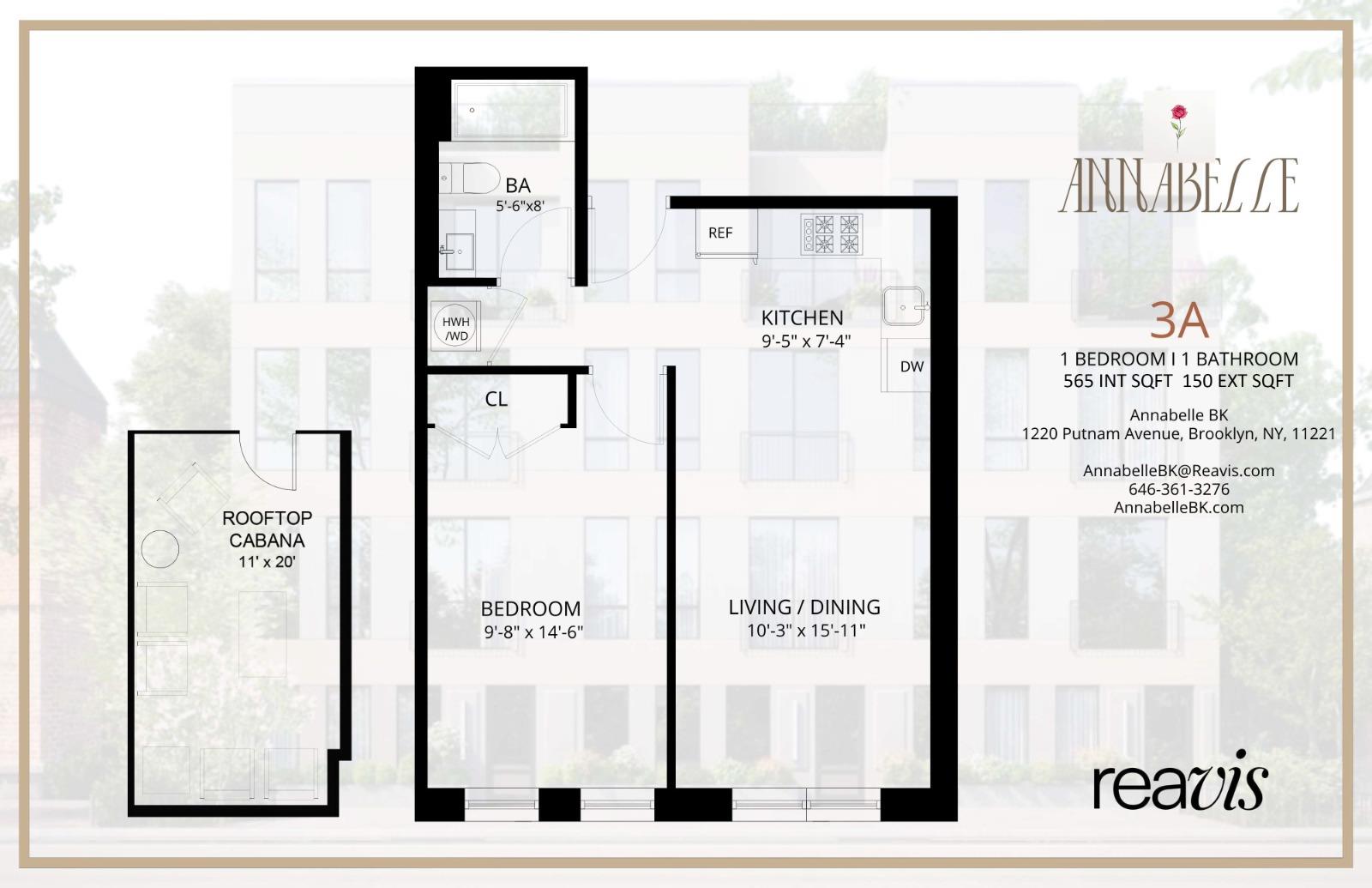 Floorplan for 1220 Putnam Avenue, 3