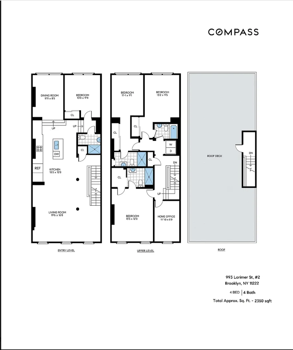 Floorplan for 993 Lorimer Street, 2