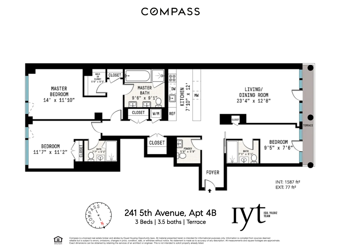 Floorplan for 241 5th Avenue, 4B