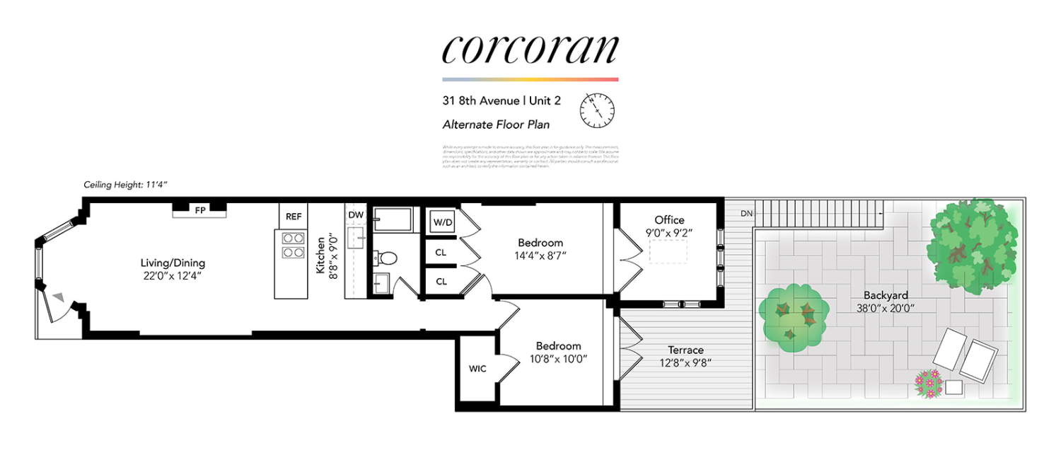 Floorplan for 31 8th Avenue, 2