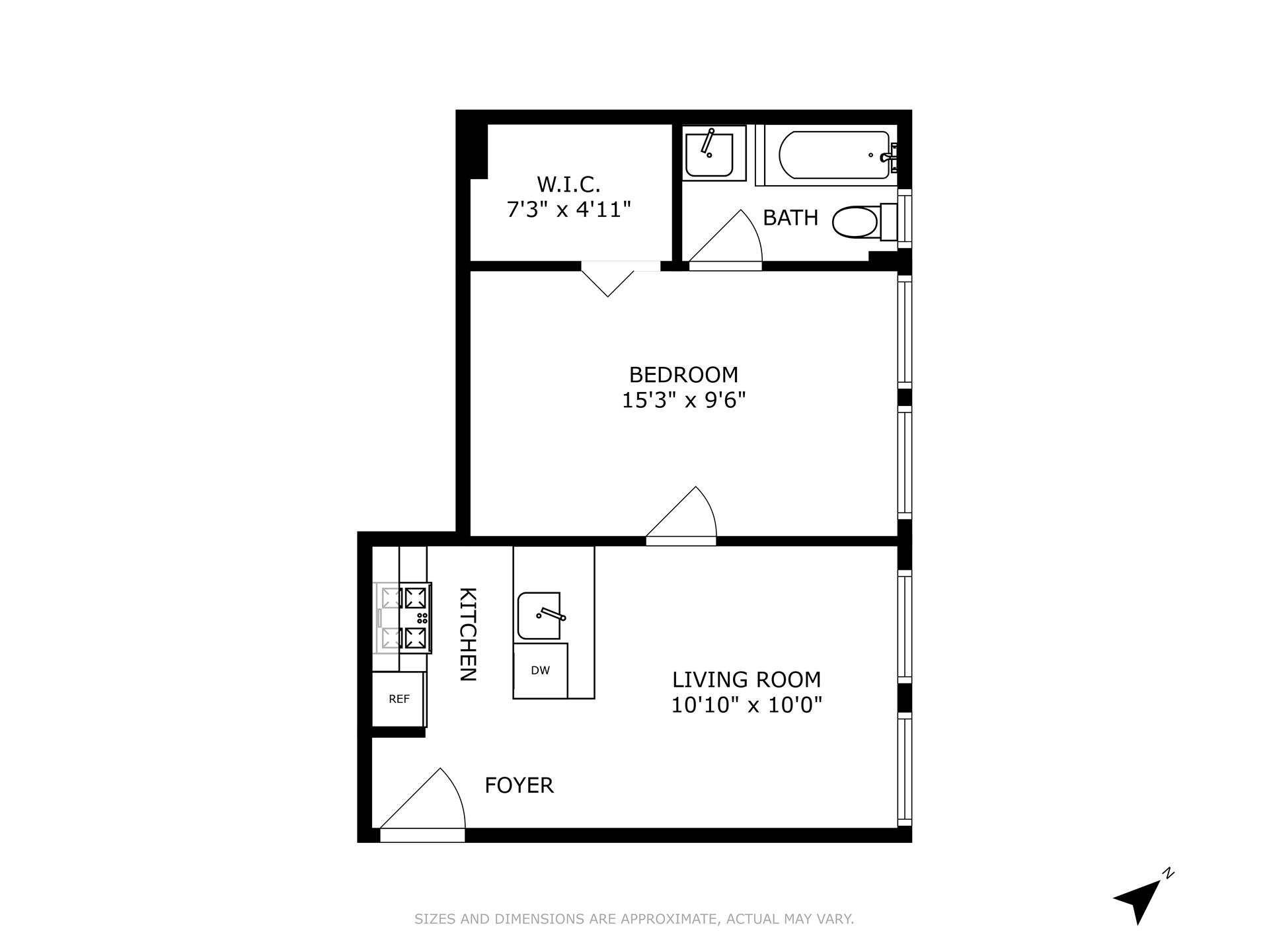 Floorplan for 925 Union Street, 1D