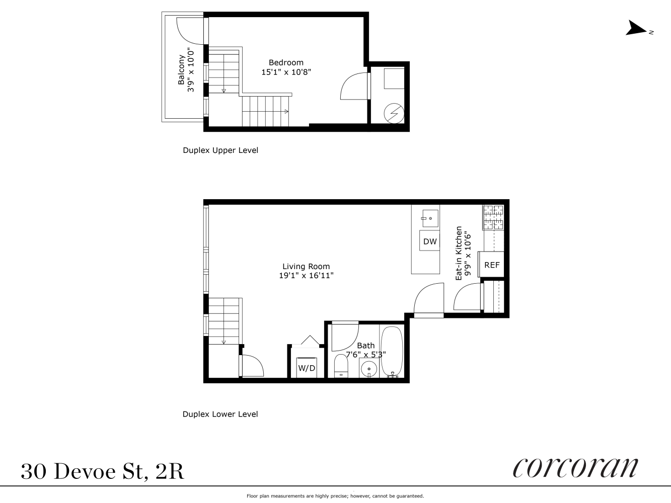 Floorplan for 30 Devoe Street, 30DEVOE