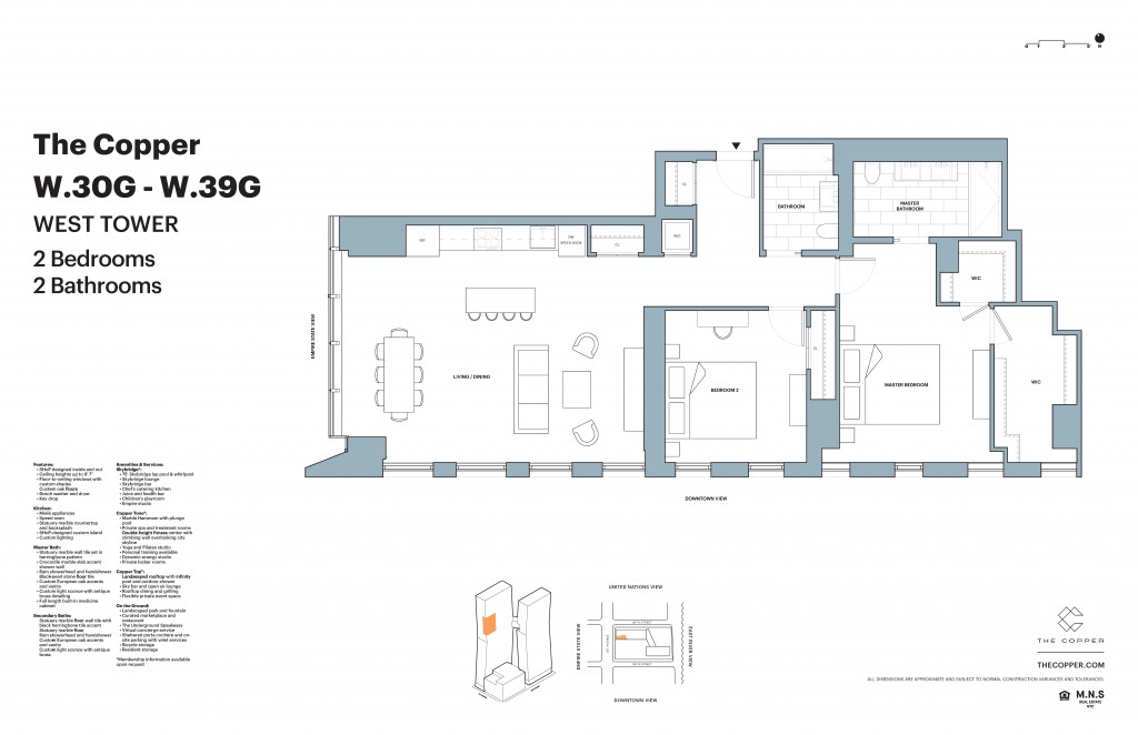 Floorplan for 626 1st Avenue, W-38G