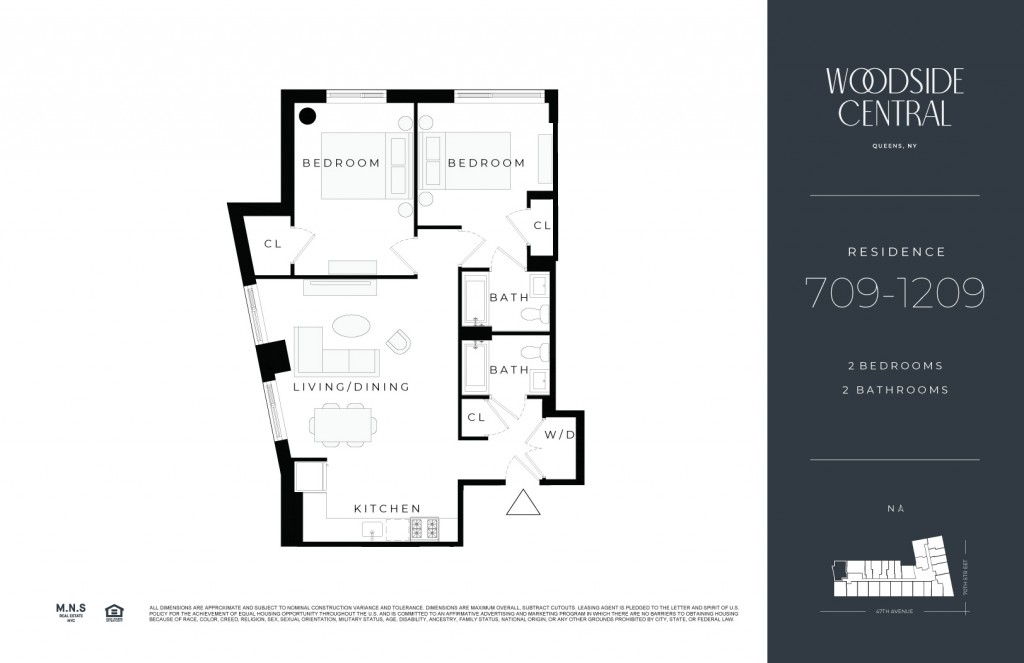 Floorplan for 46-10 70th Street, 709