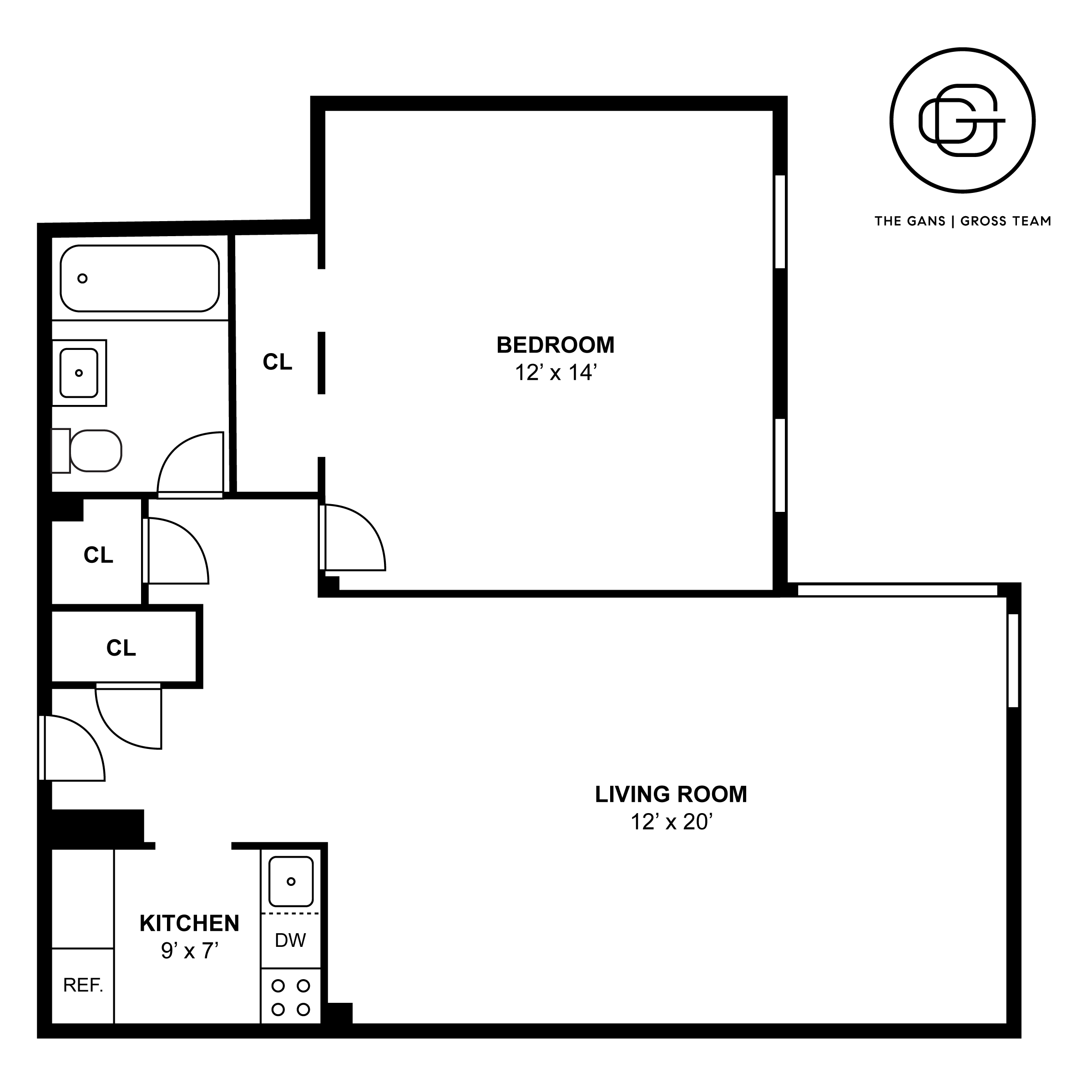 Floorplan for 309 East 87th Street, 7O