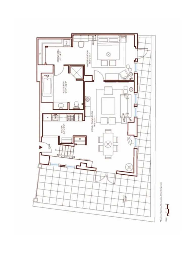 Floorplan for 55 Wall Street, PH900