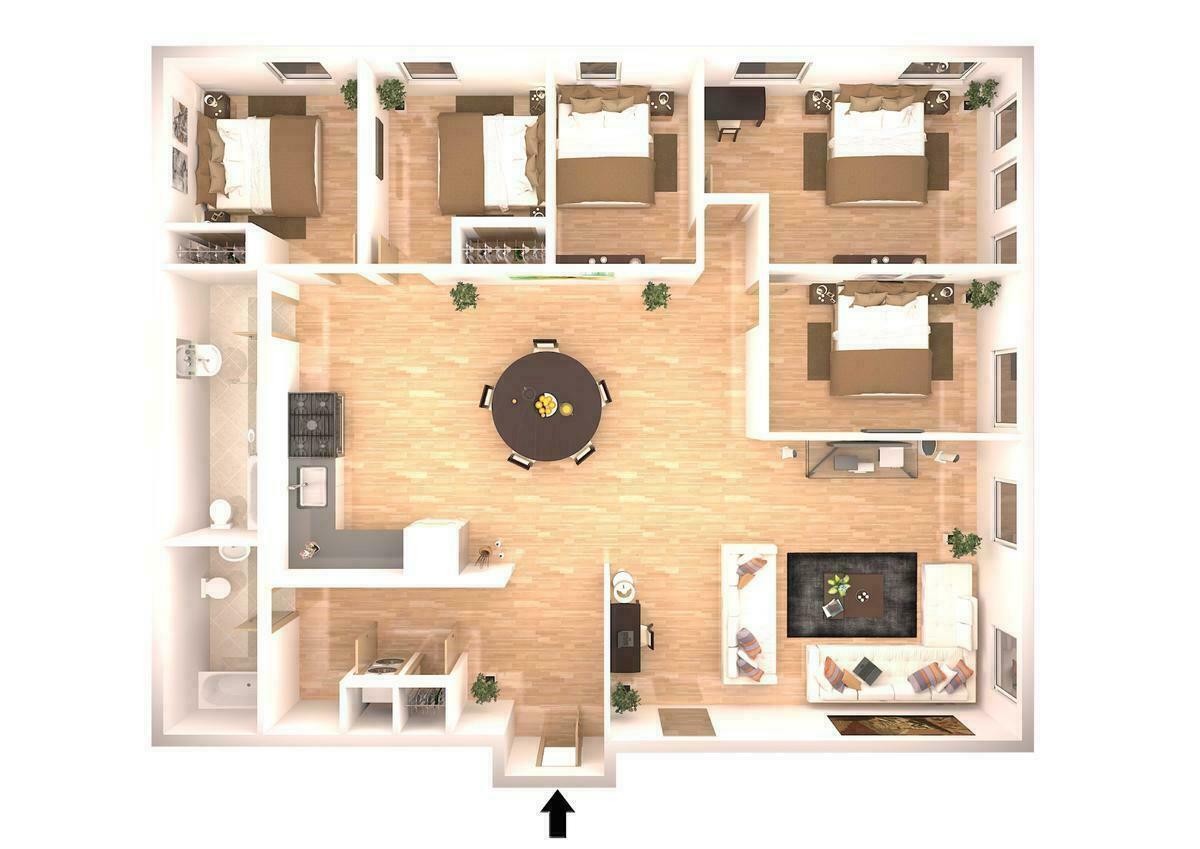 Floorplan for 135 William Street, 15-A