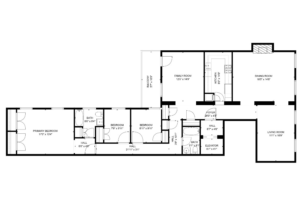 Floorplan for 170 Hicks Street, 2