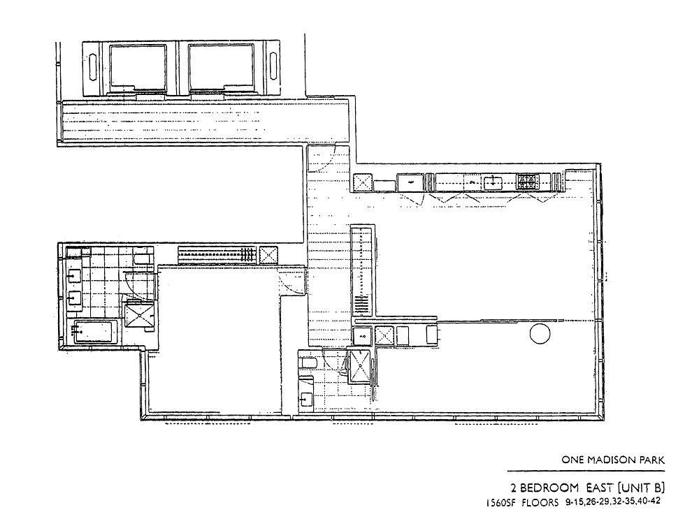 Floorplan for 23 East 22nd Street, 12-B