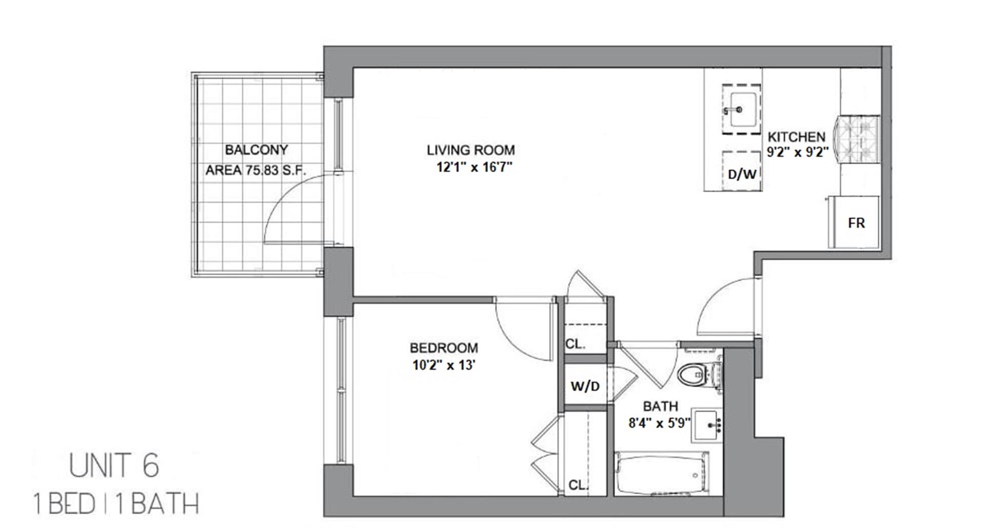 Floorplan for 213 Maujer Street, 6