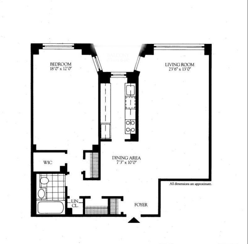 Floorplan for 301 East 66th Street, 2G