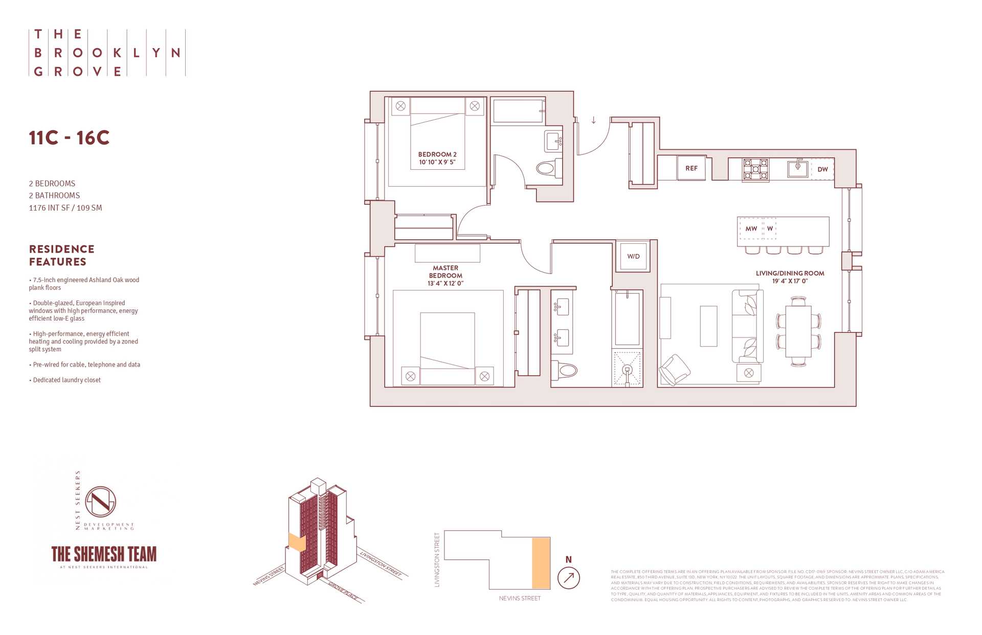 Floorplan for 10 Nevins Street, 15-C