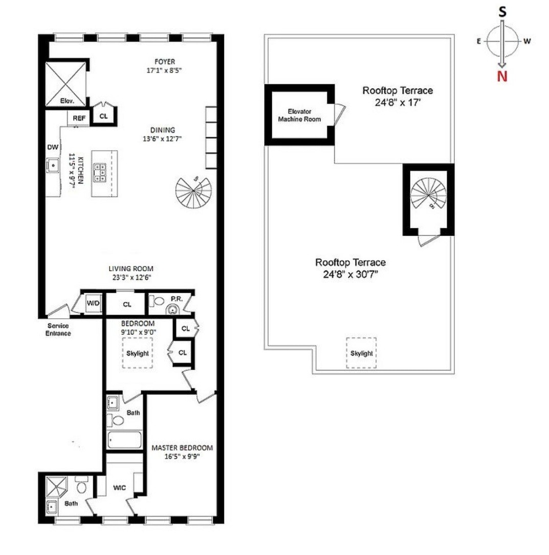 Floorplan for 151 Spring Street, 6