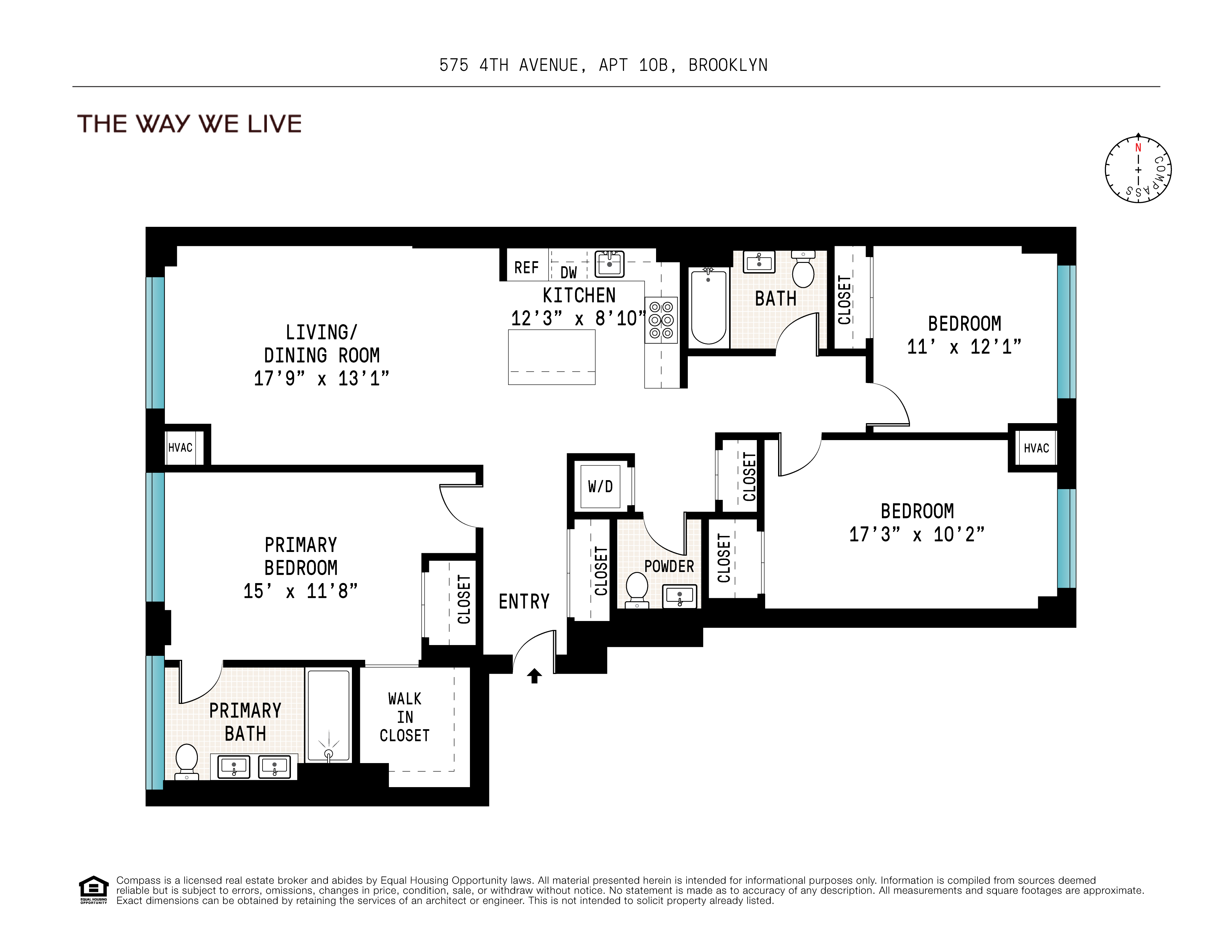 Floorplan for 575 4th Avenue, 10B