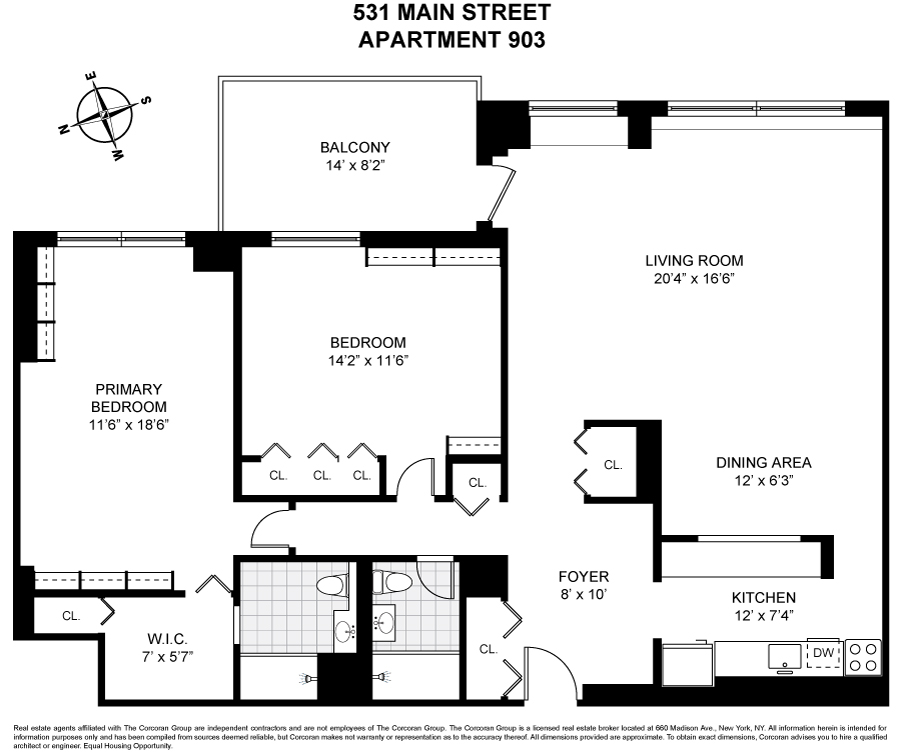 Floorplan for 531 Main Street, 903