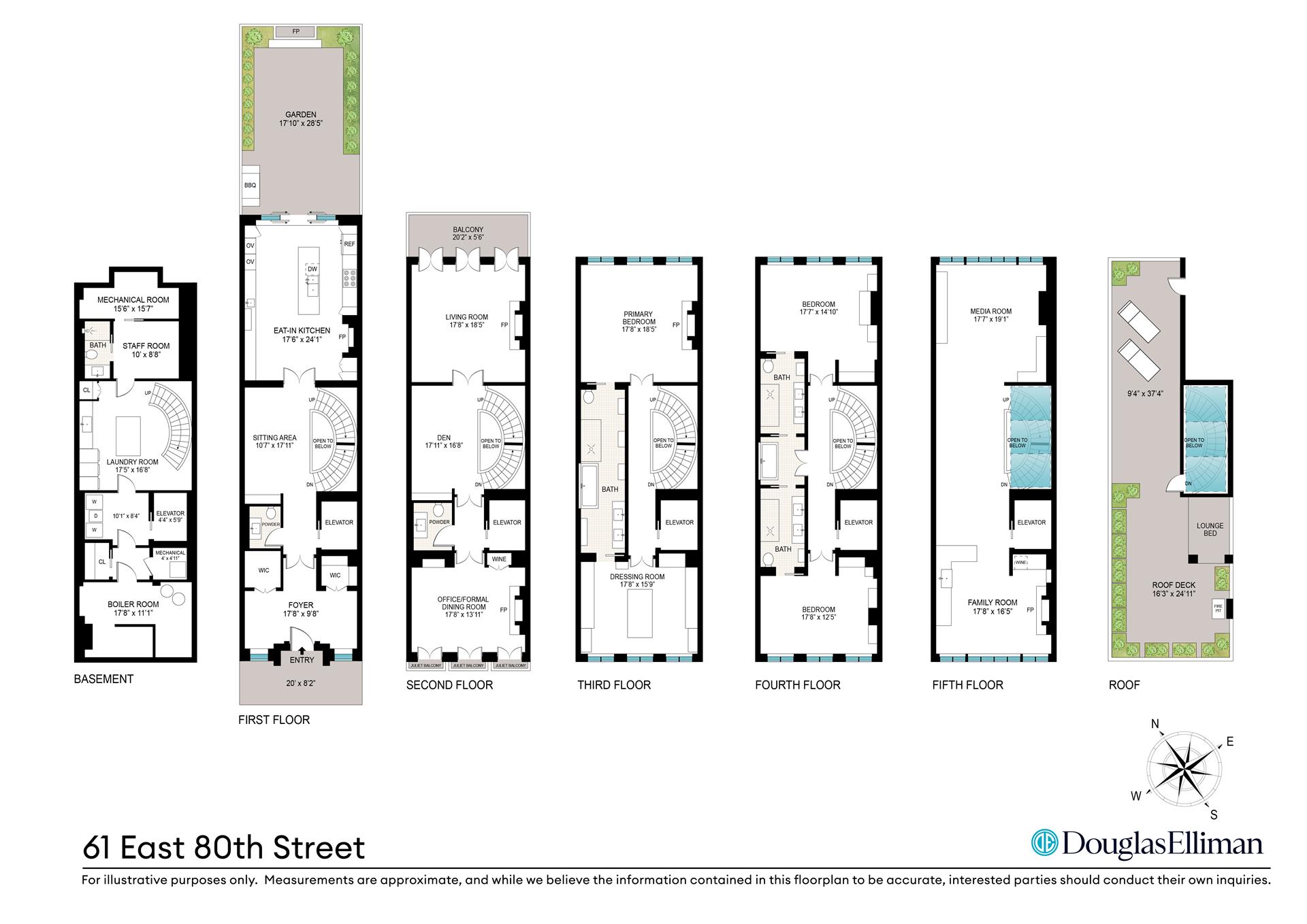 Floorplan for 61 East 80th Street