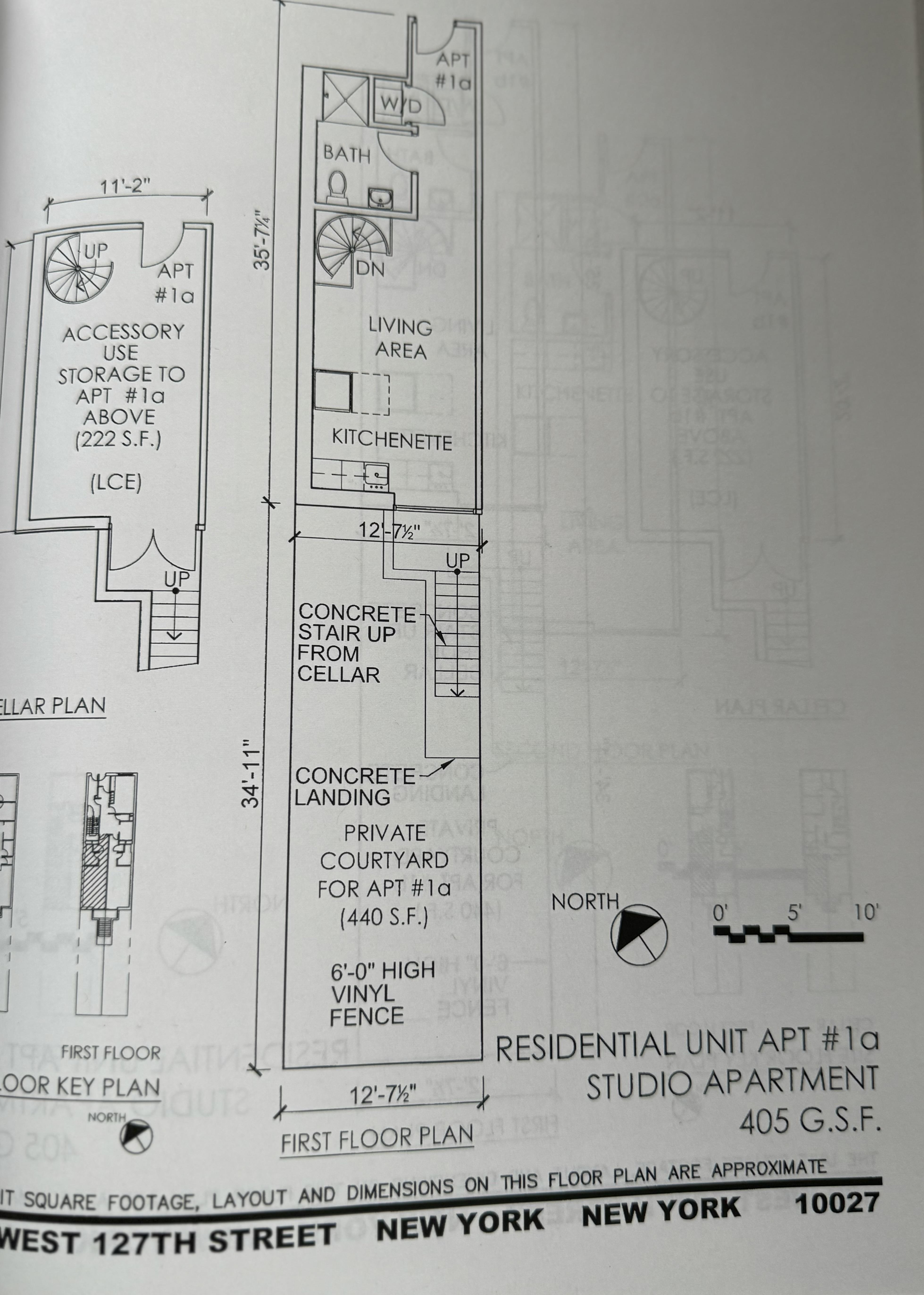 Floorplan for 362 West 127th Street, 1-A