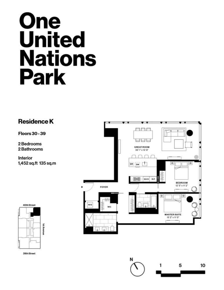 Floorplan for 685 1st Avenue, 32K