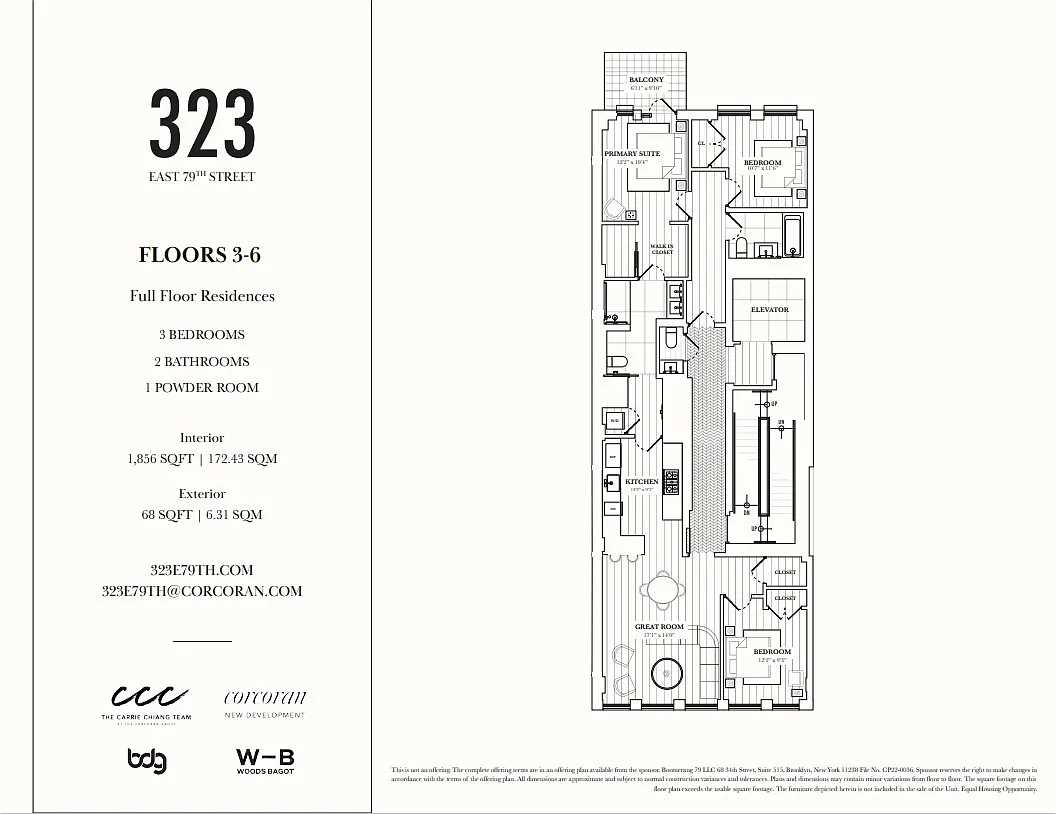 Floorplan for 323 East 79th Street, 4