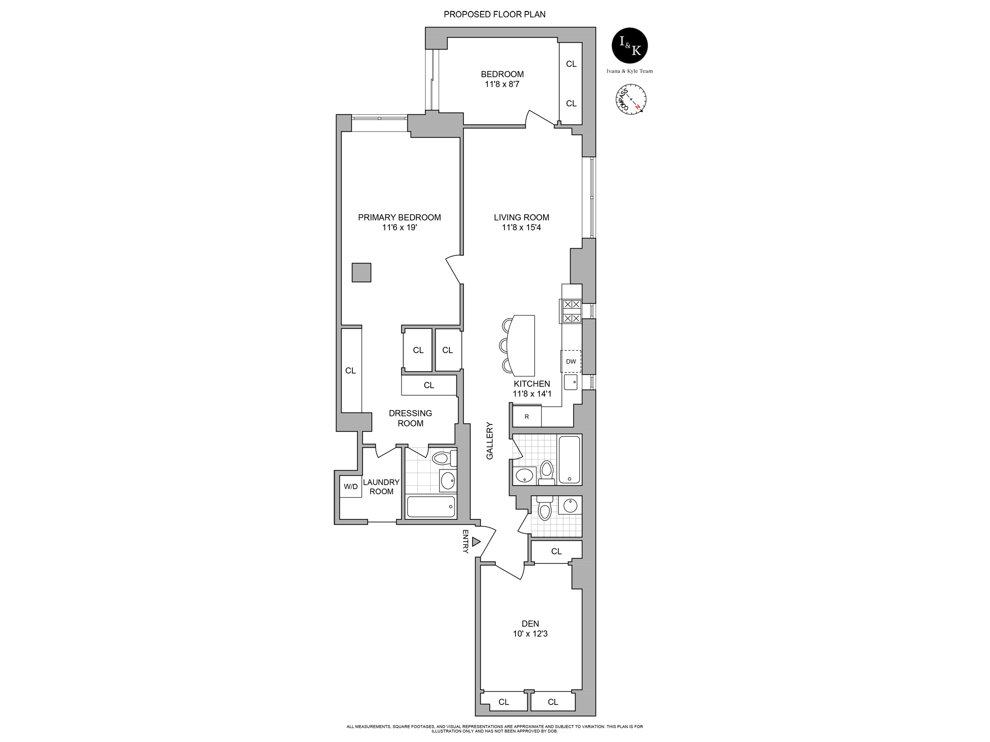 Floorplan for 310 East 23rd Street, 5AB