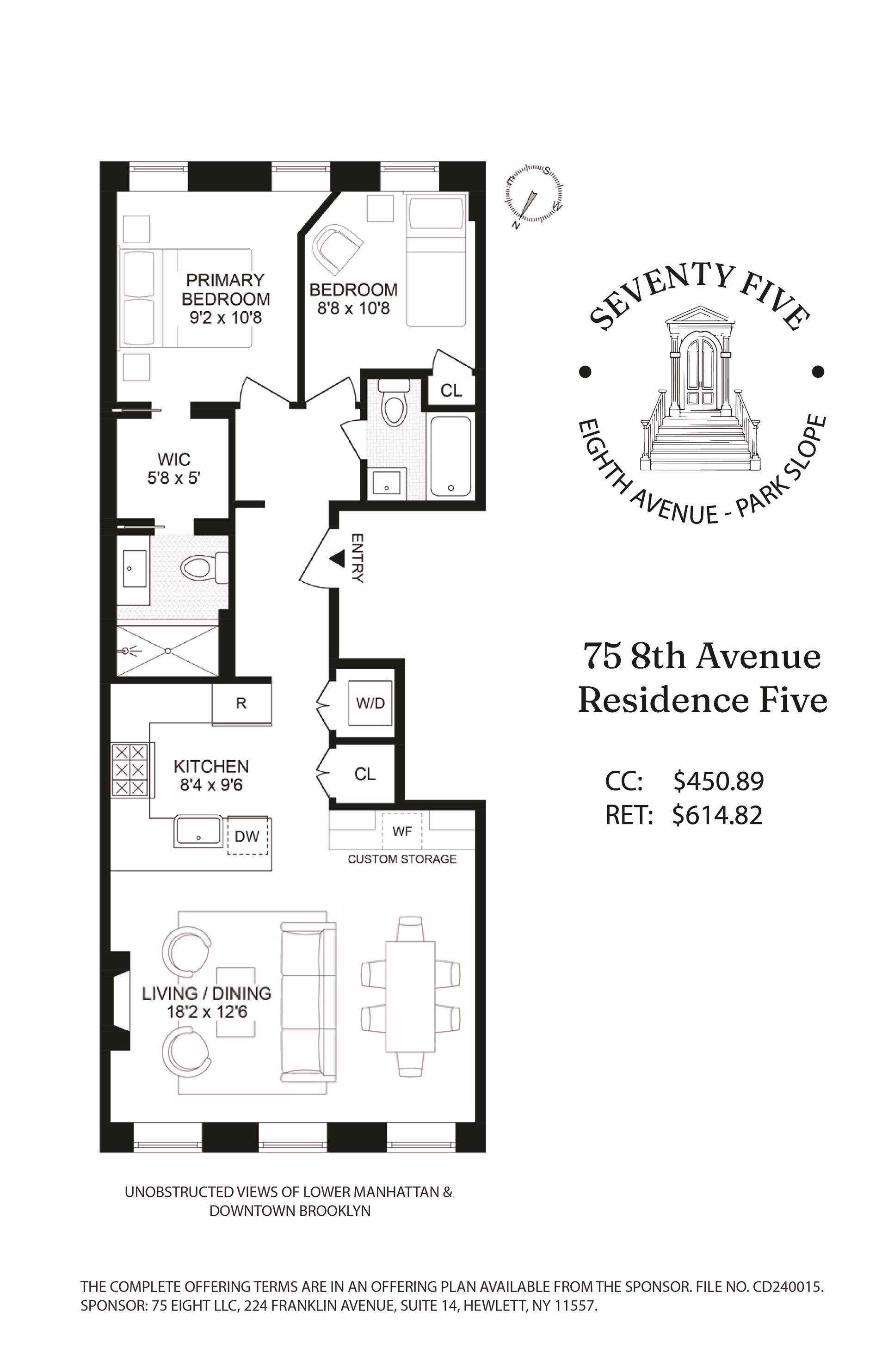 Floorplan for 75 8th Avenue, 5