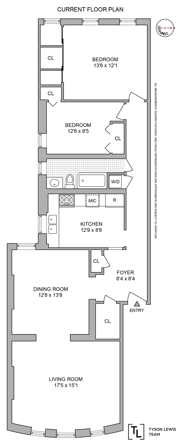 Floorplan for 474 3rd Street, 2L