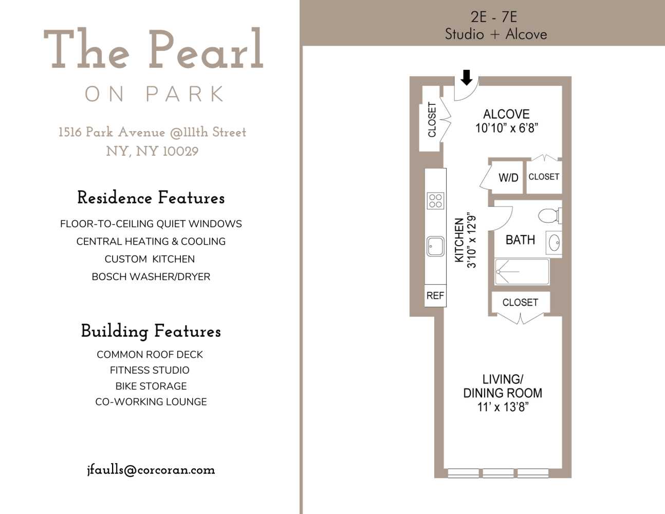 Floorplan for 1516 Park Avenue, 7E