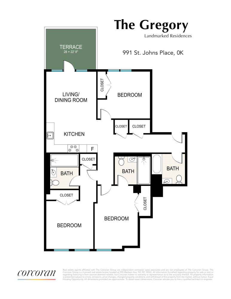 Floorplan for 991 St Johns Place, 0K